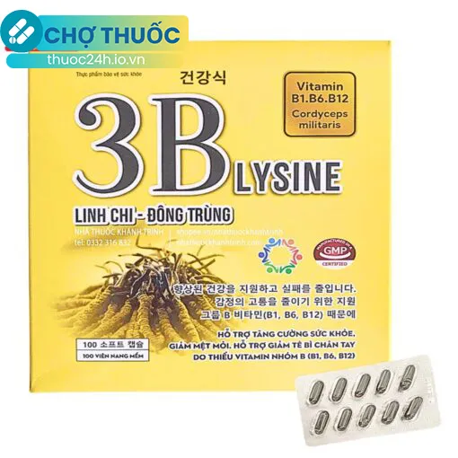 3B Lysine Linh Chi Đông Trùng