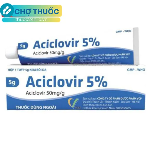 Aciclovir 5% VCP