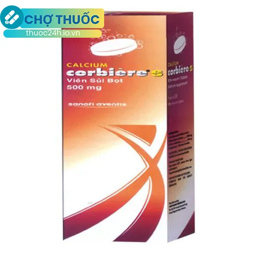 Calcium Corbiere S (Viên sủi)