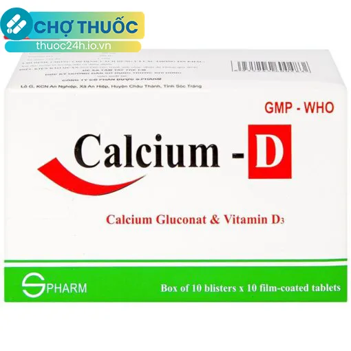 Calcium – D S.Pharm