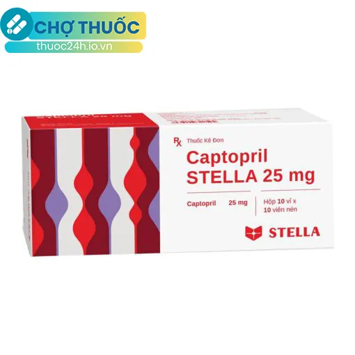 Captopril Stella 25 mg