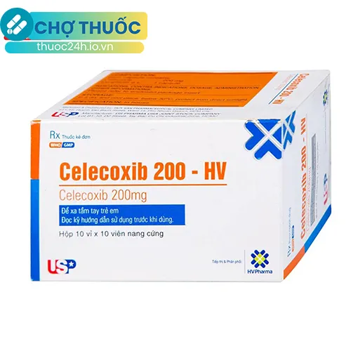 Celecoxib 200 – HV (10 vỉ x 10 viên)