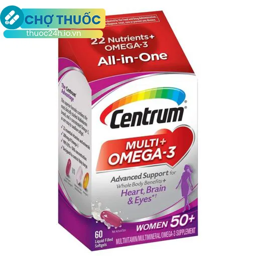 Centrum multi + omega-3 women 50+