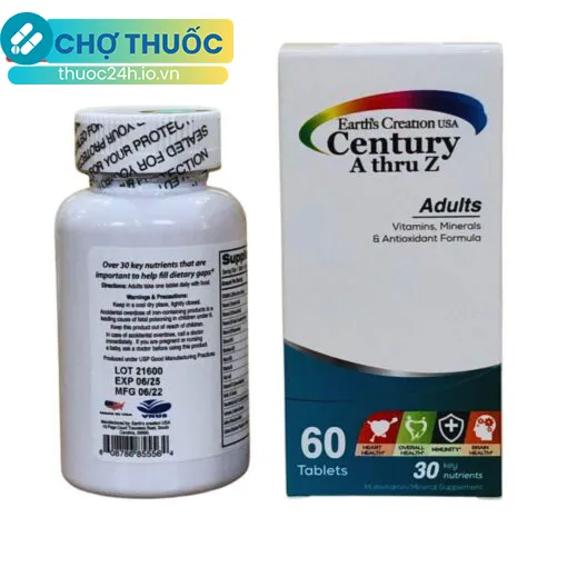 Century A Thru Z Multivitamin Adults (60 viên)