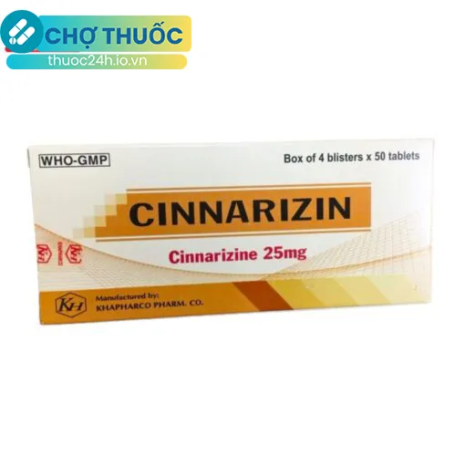 Cinnarizin 25mg Khapharco