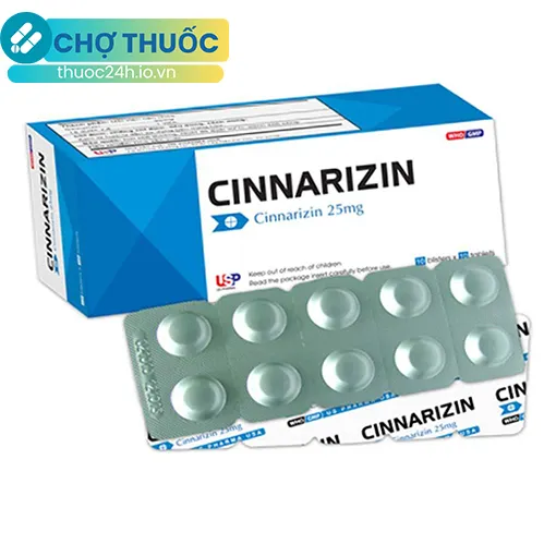 Cinnarizin 25mg USP