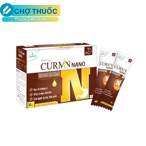 Curmin Nano Bình Vị Gel (Hộp 30v)