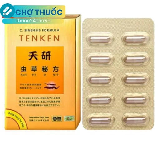 Đông trùng hạ thảo Tenken (hộp 60 viên)