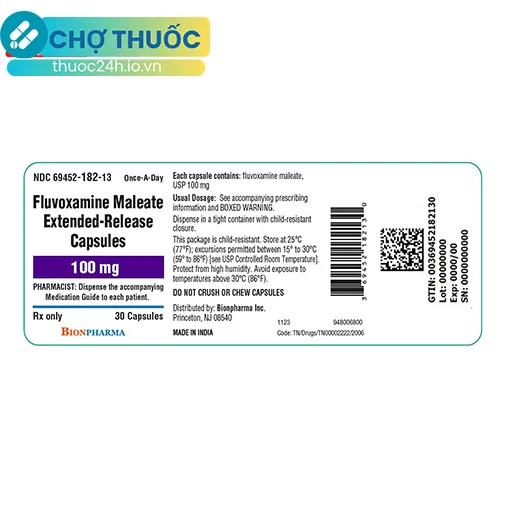 Fluvoxamine 100mg BionPharma