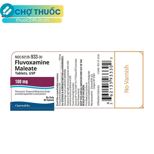 Fluvoxamine 100mg Chartwell