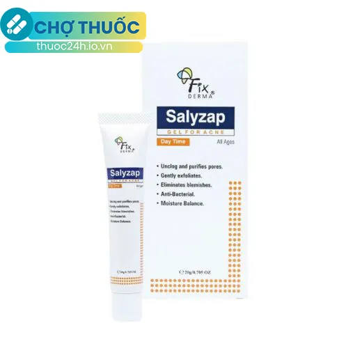 Gel Trị Mụn Fixderma Salyzap Gel For Acne ( Ban Ngày) (20g)