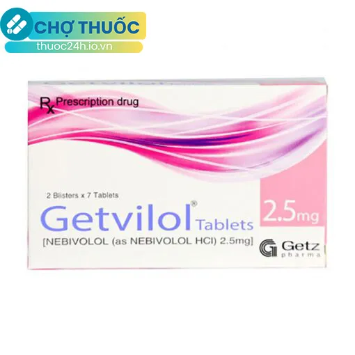 Getvilol Tablets 2.5mg