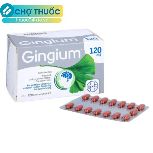 Gingium 120mg Hộp 120 Viên