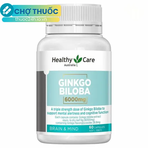 Ginkgo biloba 6000 Healthy Care