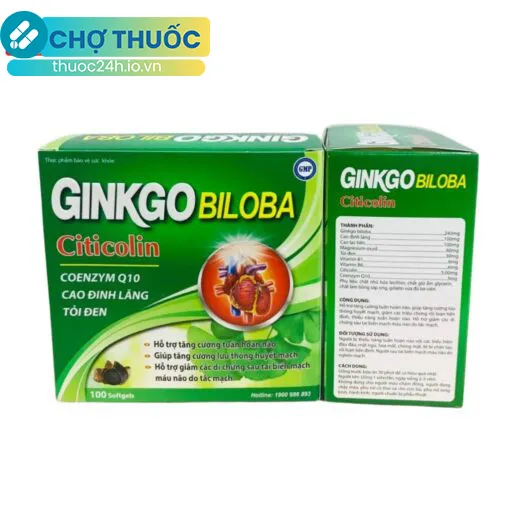 Ginkgo Biloba Citicolin MediUSA