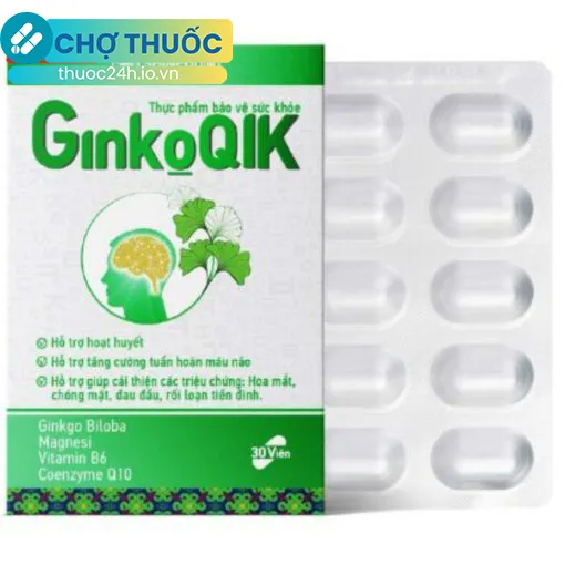 GinkoQik (Hộp 30 viên)