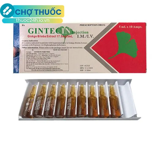 Gintecin injection 17.5mg/5ml