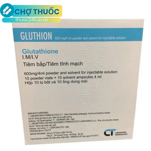 Gluthion 600mg/4ml Farmaceutico