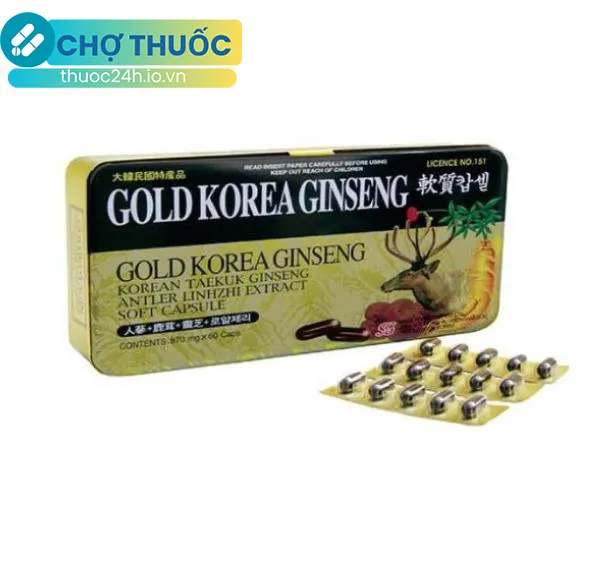 Gold Korea Ginseng (60 viên)