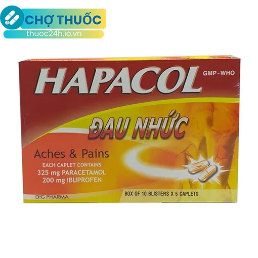 Hapacol Đau Nhức (Hộp 50 viên)