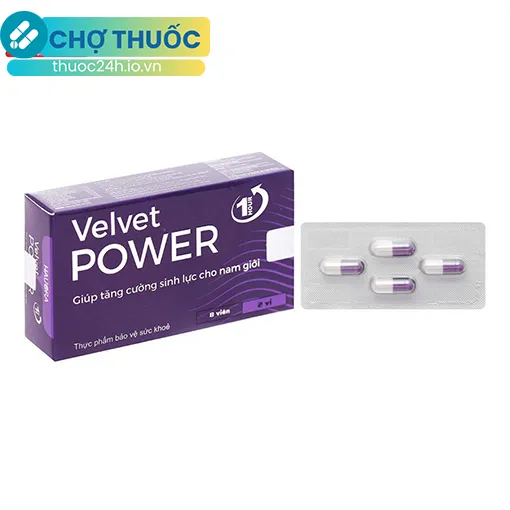 Hauora Velvet Power 1 hour (Hộp 8 viên)