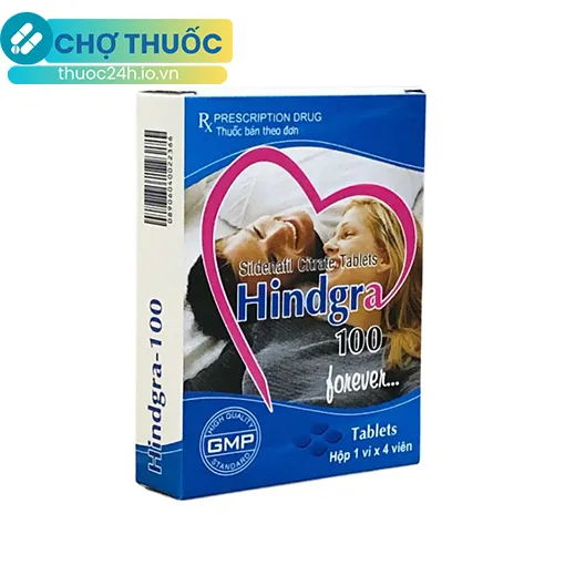 Hindgra 100 (Hộp 1 vỉ 4 viên)