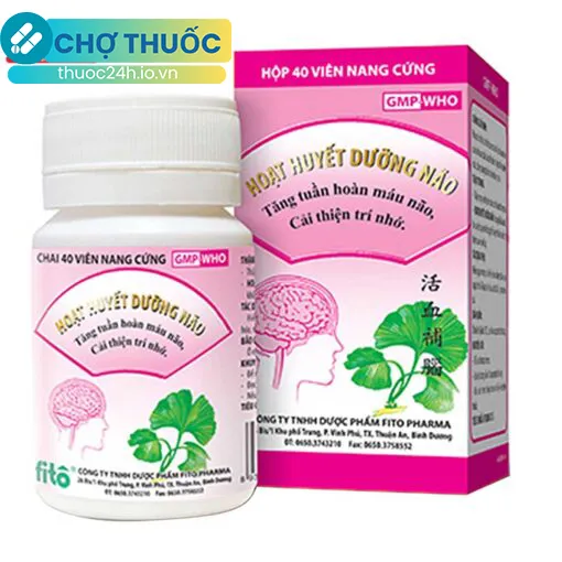 Hoạt Huyết Dưỡng Não Fito (Lọ)