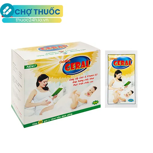 Hỗn dịch uống Calcium Geral