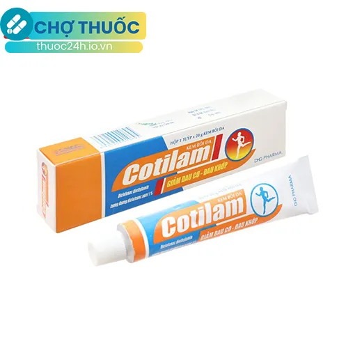 Kem bôi da Cotilam 1%