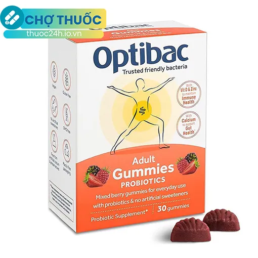 Kẹo dẻo Optibac Adult Gummies Probiotics