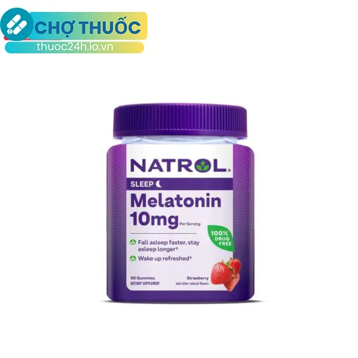 Kẹo ngủ Natrol Melatonin 10mg