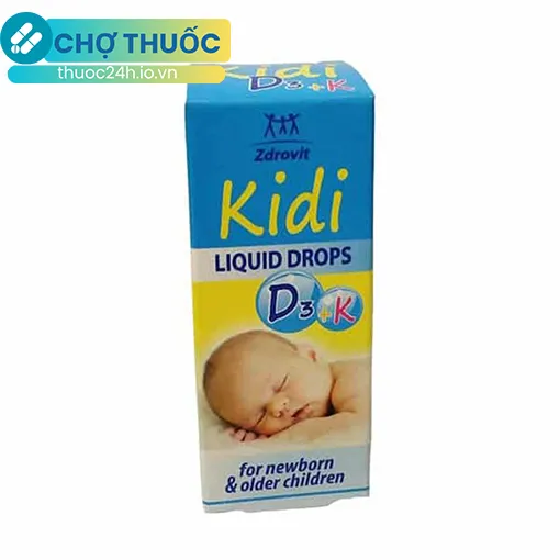 Kidi Liquid Drops D3 + K