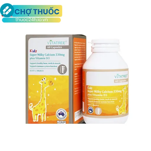Kids Super Milky Calcium 330mg plus Vitamin D3