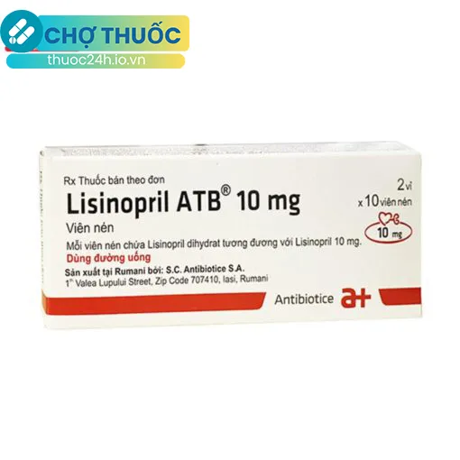 Lisinopril ATB 10mg