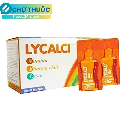 Lycalci (hộp 20 ống)