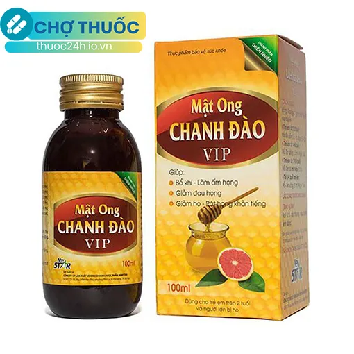 Mật ong chanh đào vip