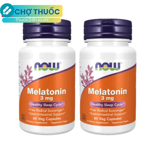 Melatonin 3mg Now 60 viên