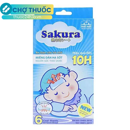 Miếng dán hạ sốt Sakura