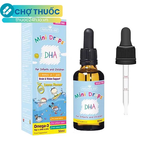 Mini DHA Drops Natures Aid