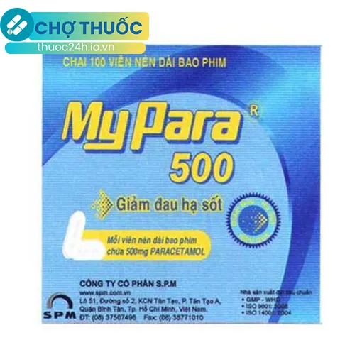 MyPara 500 (Lọ 100 viên)