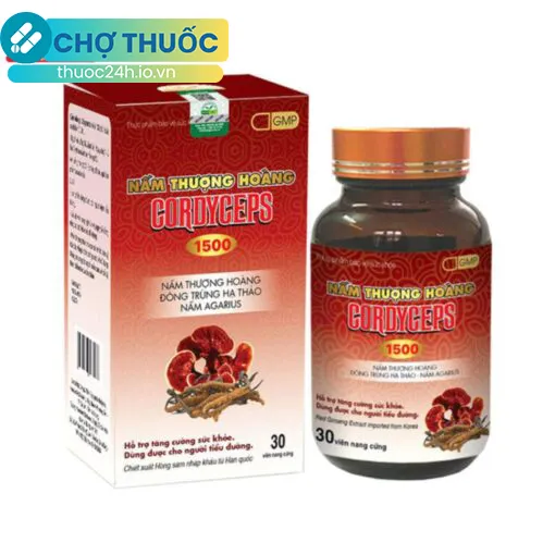 Nấm Thượng Hoàng Cordyceps 1500