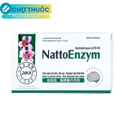 NattoEnzym 670 FU (3 vỉ x 10 viên)