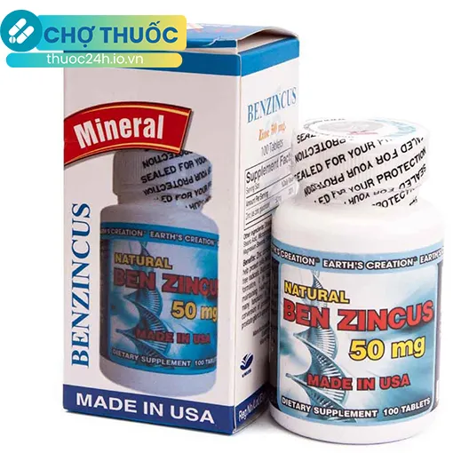 Natural Ben Zincus 50mg