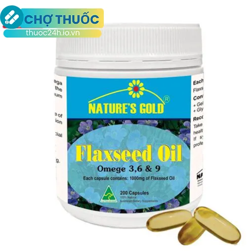 Nature’s Gold Flaxseed Oil (Omega 3,6&9)