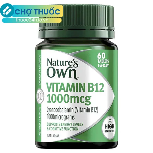 Nature's Own Vitamin B12 1000mcg 60 viên