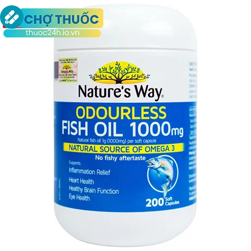 Nature's way Odourless Fish Oil 1000mg