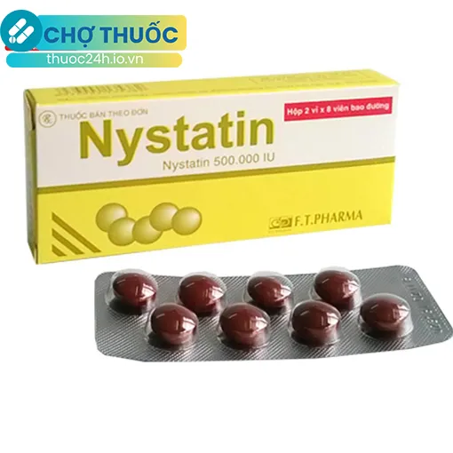 Nystatin 500.000 IU Dược phẩm 3/2