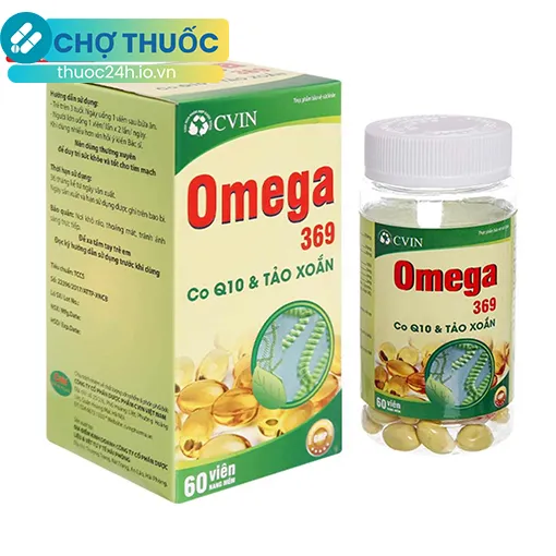 Omega 369 Co Q10 & Tảo Xoắn