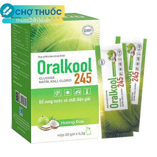 Oralkool 245 hương dừa