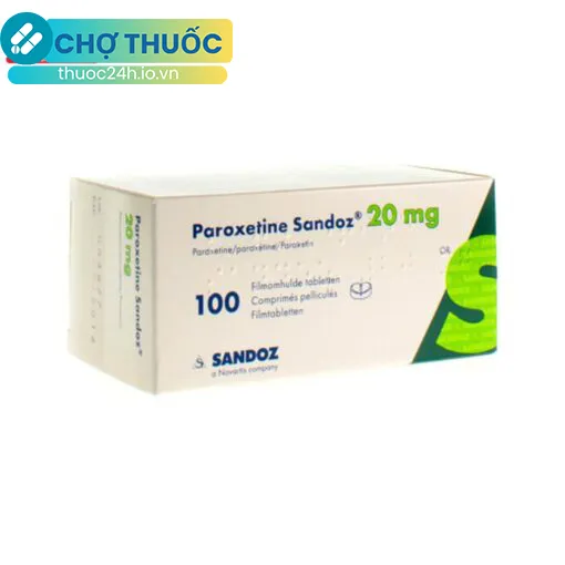 Paroxetine Sandoz 20mg